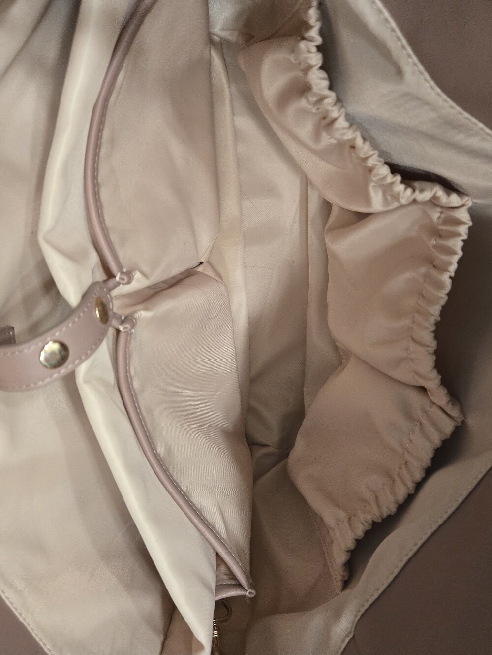 White Elm Gemini Convertible Backpack Tote in a dusty rose - Picture 3 of 12